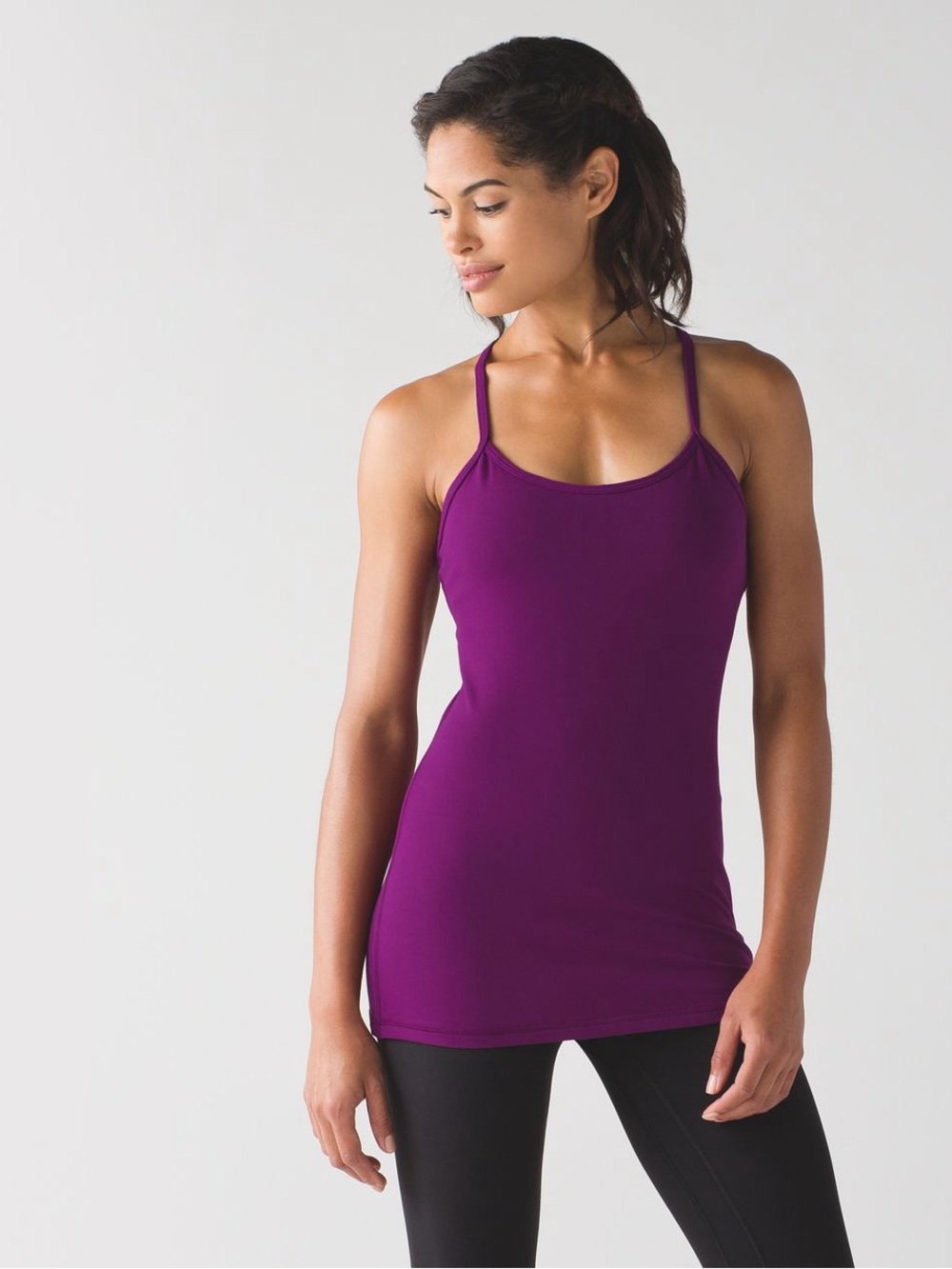Lululemon Power Y Tank in Chilled Grape